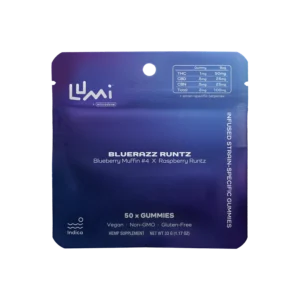 Lumi Gummies Bluerazz Runtz Indica
