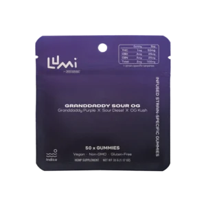 Lumi Gummies Granddaddy Sour OG Indica