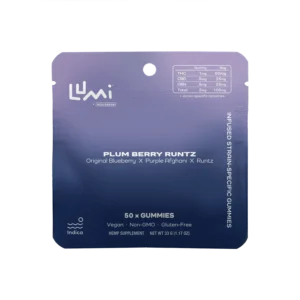 Lumi Gummies Plum Berry Runtz Indica